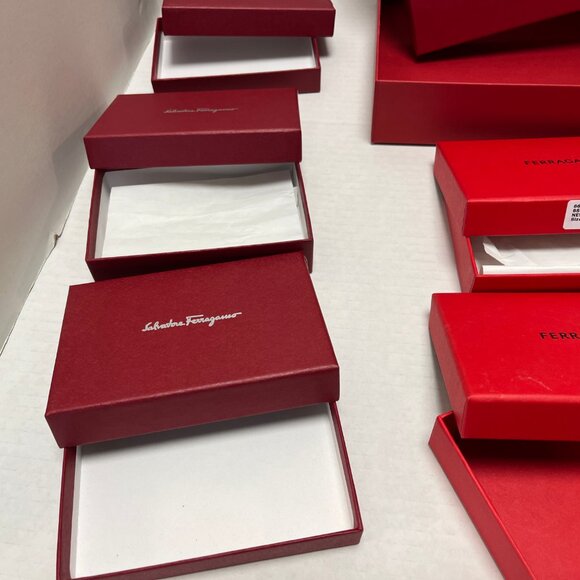 Salvatore Ferragamo empty boxes, NEW, VALENTINO FROM SAKS CLOSURE - Picture 6 of 7